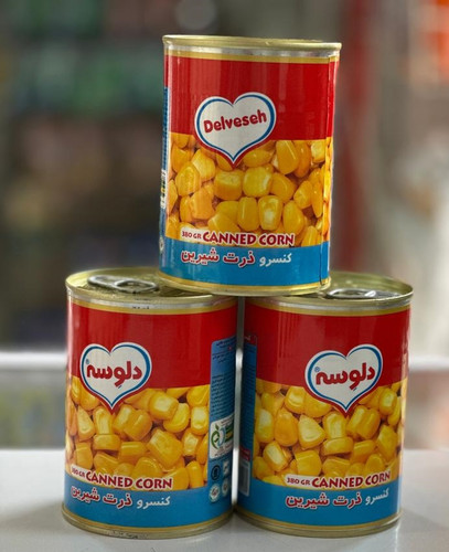 کنسرو ذرت شیرین